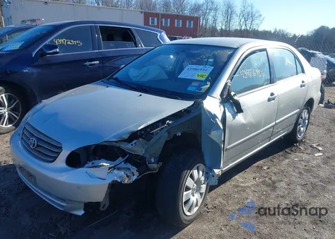 2003 Toyota Corolla Le from USA, damaged, VIN 2T1BR32E43C151099